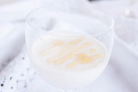 Panna cotta con miel Panna cotta con miel