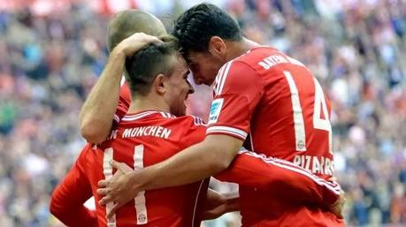 El Bayern Munich goleó al Frigurbo en la Bundesliga 4-0 El Bayern Munich goleó al Frigurbo en la Bundesliga 4-0
