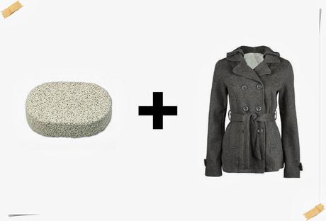 Truco: Utiliza la piedra pómez para quitar pelusa Truco: Utiliza la piedra pómez para quitar pelusa