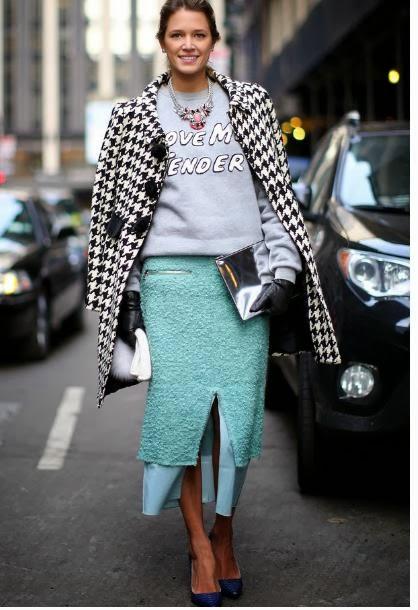 STREET STYLE INSPIRATION; HOUNDSTOOTH.- STREET STYLE INSPIRATION; HOUNDSTOOTH.-