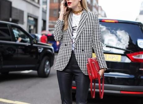 STREET STYLE INSPIRATION; HOUNDSTOOTH.- STREET STYLE INSPIRATION; HOUNDSTOOTH.-