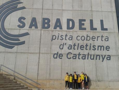 Campionat de Catalunya Infantil 4 x 200 . Pista Coberta.Sabadell