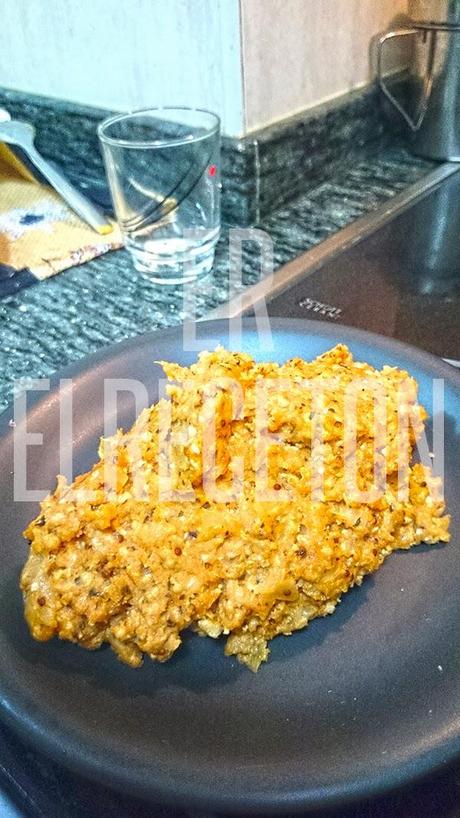 Buñuelos de carne con reducción de Redbull Buñuelos de carne con reducción de Redbull