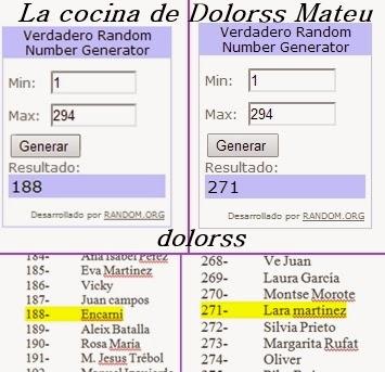 Resultado del primer y segundo sorteo enncadenado Resultado del primer y segundo sorteo enncadenado