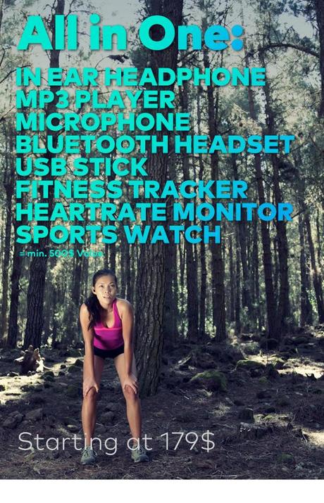 Dash: Auricular inalámbrico inteligente con 1000 canciones, sensores corporales ¡ y mucho más! auricular-inteligente3