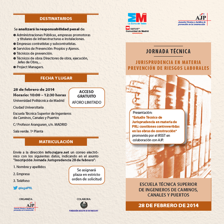 Jornada Técnica - Jurisprudencia en Prevención de Riesgos Laborales en el sector de la construcción.