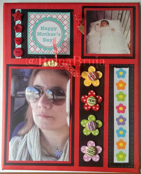 Mundo Scrap: Mi primer cuadro Cuadro1