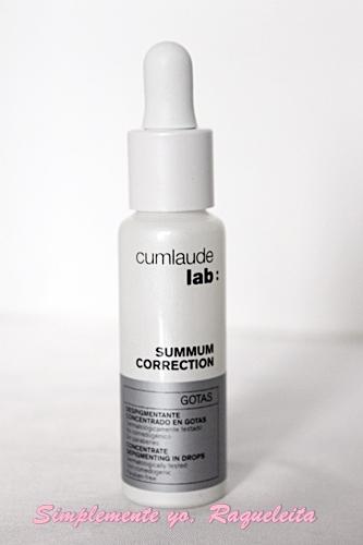 Cumlaude Lab Summum Correction y Adiós a las Manchas Cumlaude Lab Summum Correction y Adiós a las Manchas