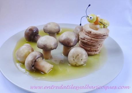 Cocina para niños: El bosque de champiñones marinados