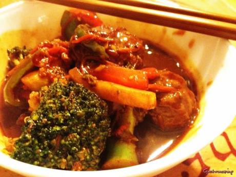 Albóndigas picantes al curry albóndigas picantes al curry