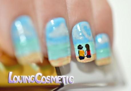 Nail Art Paisaje Playa Nail Art Paisaje Playa