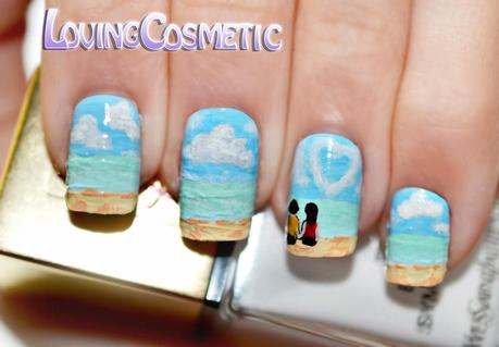 Nail Art Paisaje Playa Nail Art Paisaje Playa