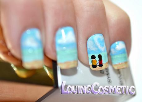 Nail Art Paisaje Playa Nail Art Paisaje Playa