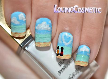 Nail Art Paisaje Playa Nail Art Paisaje Playa