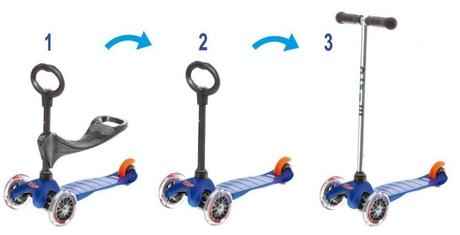 Nueva sección Micro Scooter, para los peques de la casa Scooter Mini-Micro 3en1