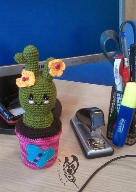 Bote Amigurumi Cactus Bote Amigurumi Cactus