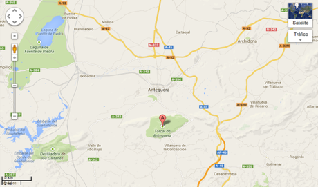El Torcal de Antequera y sus dólmenes (Málaga) Mapa Torcal de Antequera