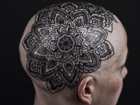 Head tattoo