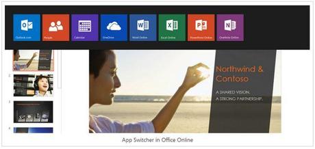 Office Web Apps a partir de hoy se llama Office Online e introduce nuevas características microsoft-app-switcher