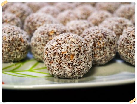 Bolitas de chocolate con coco suecas Bolitas de chocolate con coco suecas