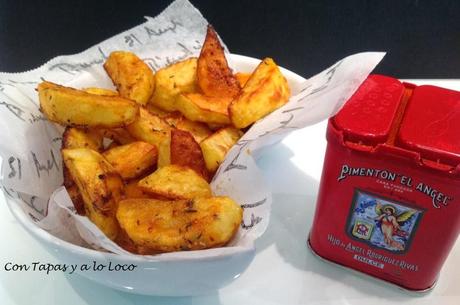 Patatas al horno con hierbas aromáticas Patatas al horno con hierbas aromáticas