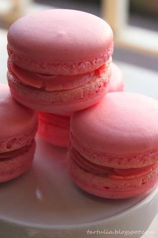 Macarons de frambuesa, por fin