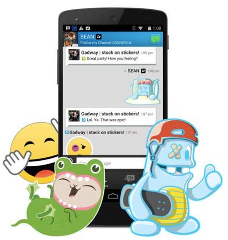 BBM para Android dispondrá de stickers próximamente bbm-stickers