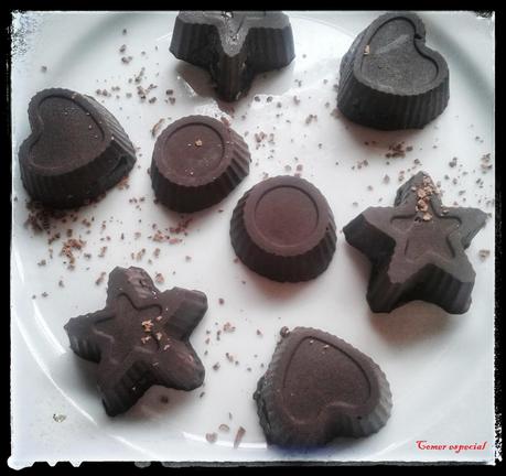 Bombones de chocolate sin lactosa Bombones de chocolate sin lactosa