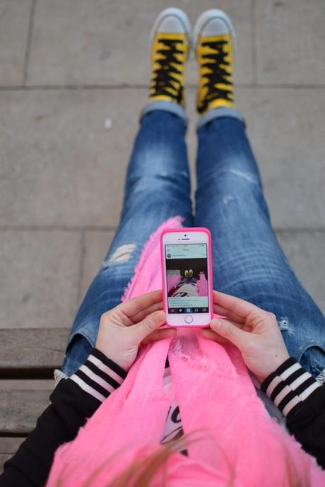 Look of the day: Yellow converse Look of the day: Yellow converse
