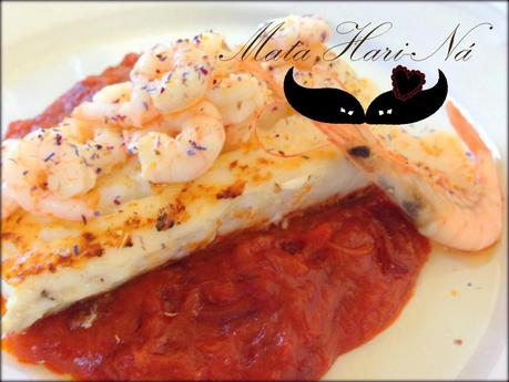 Lomos de Merluza sobre Salsa Picante. Reto El Asaltablog. Lomos de Merluza sobre Salsa Picante. Reto El Asaltablog.