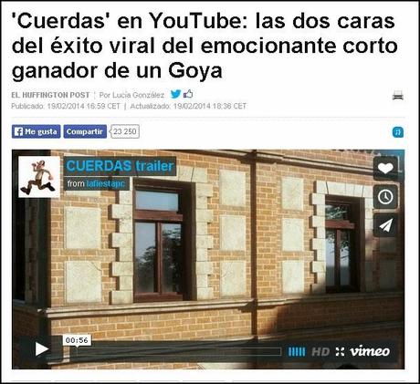 “Cuerdas”, Goya 2014 al mejor corto de animación, conmociona Internet