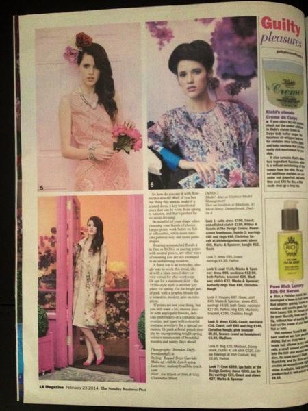 My fashion editorial for the Sunday Business Post Magazine My fashion editorial for the Sunday Business Post Magazine