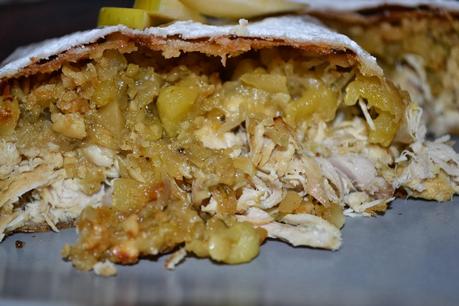 Pastilla de pollo con manzanas