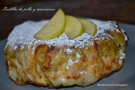 Pastilla de pollo con manzanas