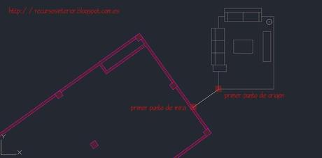 Comando alinear en Autocad Comando alinear en Autocad