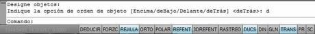 Ordenar objetos en Autocad Ordenar objetos en Autocad