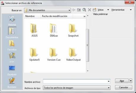 Insertar una imagen en Autocad Insertar una imagen en Autocad