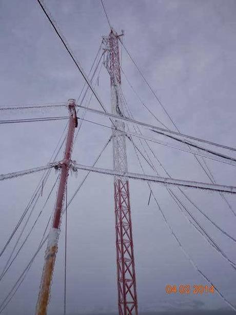 LA CENCELLADA CAUSÒ INCONVENIENTES EN LAS COMUNICACIONES EN LA BASE ANTÀRTICA CARLINI LA CENCELLADA CAUSÒ INCONVENIENTES EN LAS COMUNICACIONES EN LA BASE ANTÀRTICA CARLINI