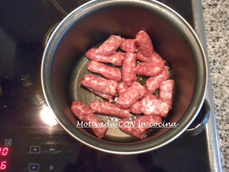 Garbanzos con salchichas Garbanzos con salchichas