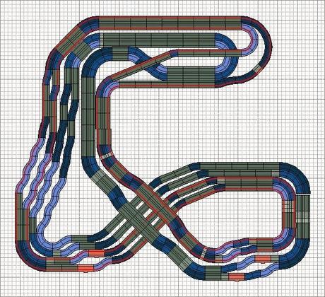 Nº 1273 y 1274. Circuitos de 8 carriles ¡¡¡¡ Sin curvas interiores!!!! Nº 1273 y 1274. Circuitos de 8 carriles ¡¡¡¡ Sin curvas interiores!!!!