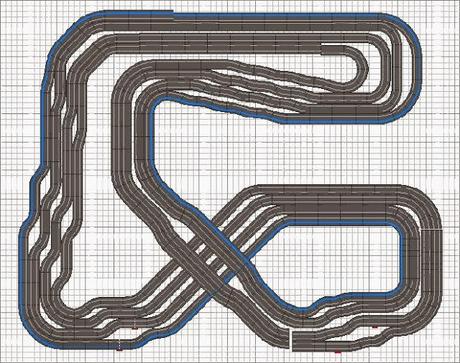 Nº 1273 y 1274. Circuitos de 8 carriles ¡¡¡¡ Sin curvas interiores!!!! Nº 1273 y 1274. Circuitos de 8 carriles ¡¡¡¡ Sin curvas interiores!!!!