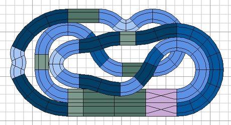 Nº 1261. Circuito scalextric en 2,39 x 1,21 en dos plantas muy compacto. Nº 1261. Circuito scalextric en 2,39 x 1,21 en dos plantas muy compacto.