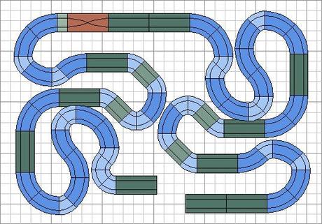 Nº 1254. Circuito muy compacto de 28m. Nº 1254. Circuito muy compacto de 28m.