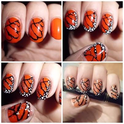 Manicura Alas de Mariposa manicura alas de mariposa paso a paso