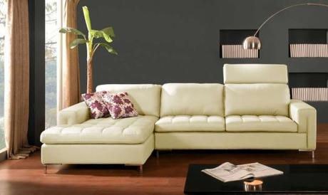 Muebles de cuero en la sala paperblog