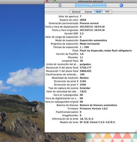 ¿Qué son los datos EXIF? ¿Qué son los datos EXIF?