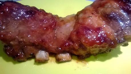 Costillas con salsa barbacoa y miel Costillas con salsa barbacoa y miel