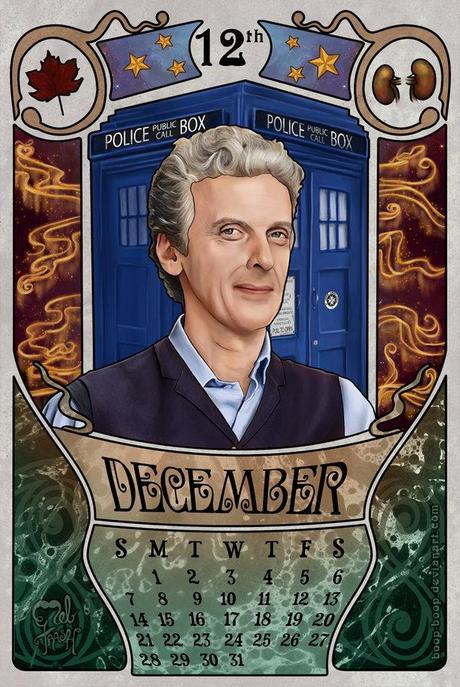 Calendario 2014 Doctor Who