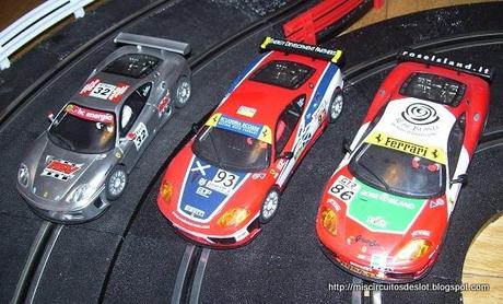Montaje nº 116. Ferraris en el scalextric.