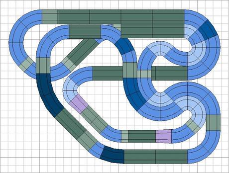 Montaje nº 96. Circuito con Pit Box en 2 plantas. Montaje nº 96. Circuito con Pit Box en 2 plantas.